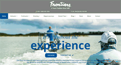 Desktop Screenshot of frontierstravel.com